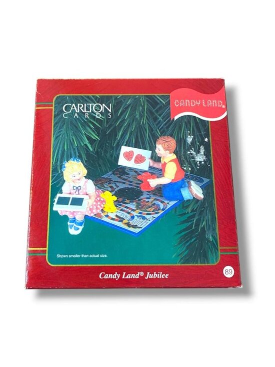 Hallmark Other - CARLTON CARD - Heirloom 1999 Candy Land Jubilee Board Game Christmas Ornament 89